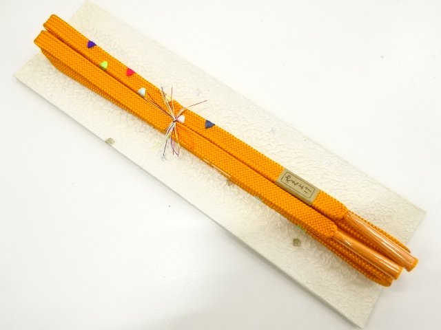 JAPANESE KIMONO / HANDTIED OBIJIME CORD 